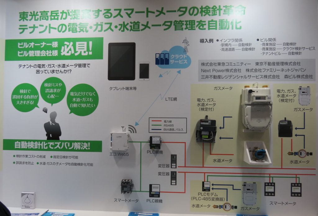 東光高岳が提案するスマートメータの検針革命！　テナントの電気・ガス・水道メータ管理を自働化！